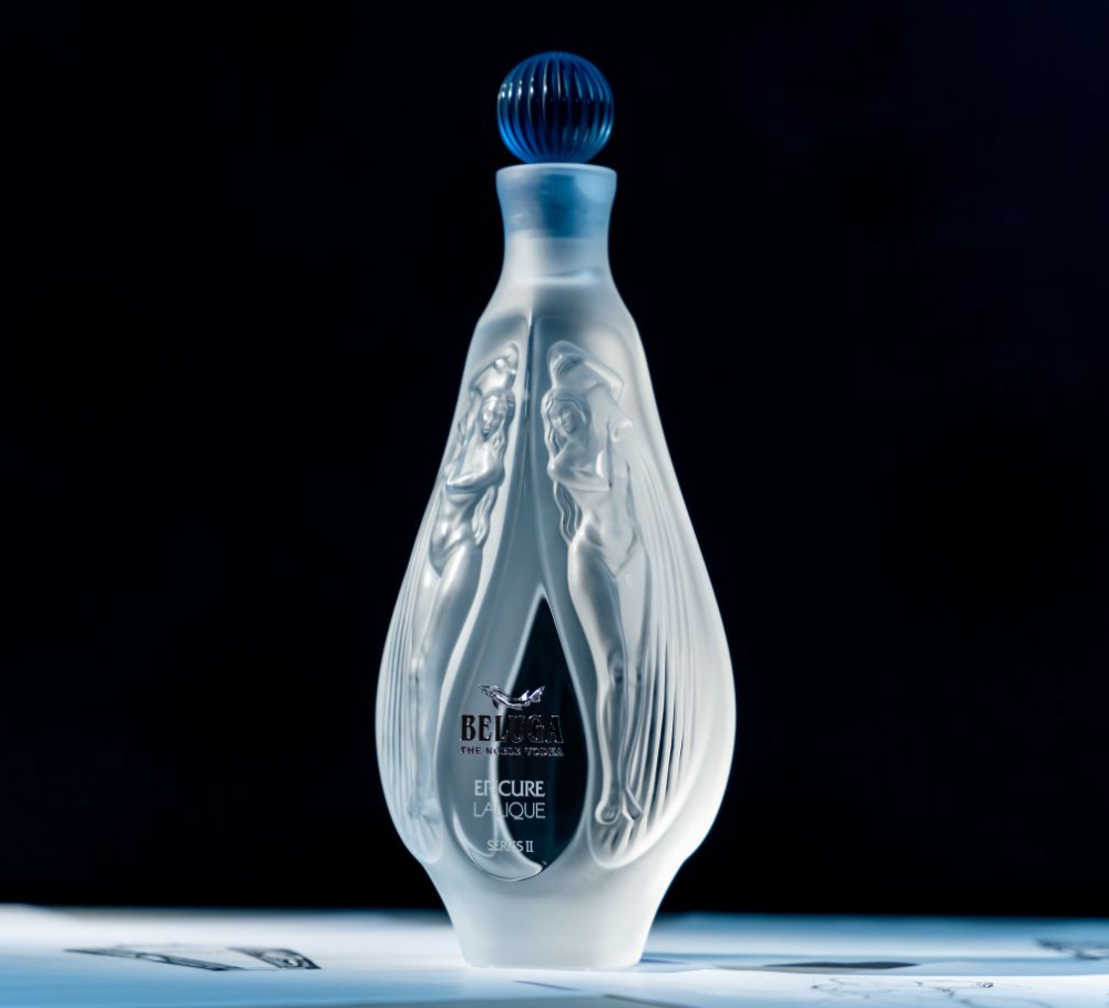 Lalique 和 Beluga 推出 Beluga Epicure Series II，合作推出伏特加包裝設(shè)計